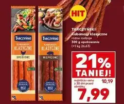 Kaufland Tarczyński Kabanosy klasyczne (drobiowe, wieprzowe) oferta