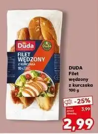 Kaufland Duda Filet wędzony z kurczaka oferta