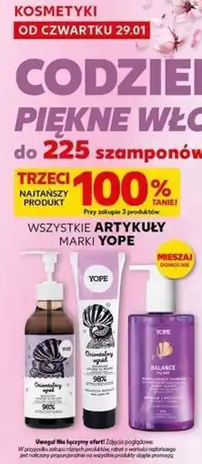 Kaufland YOPE Artykuły do włosów oferta