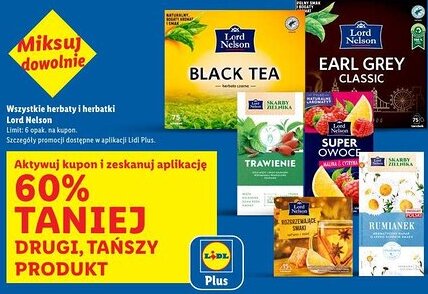 Lidl Lord Nelson herbaty oferta