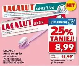 Kaufland Pasta do zębów Lacalut Sensitive oferta