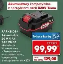 Kaufland PARKSIDE Akumulator 20 V 4 Ah PAP 204 B3 oferta