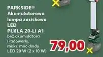Kaufland PARKSIDE Akumulatorowa lampa zaciskowa LED PLKLA 20-Li A1 oferta