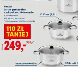 Lidl Gerlach Zestaw garnków First oferta