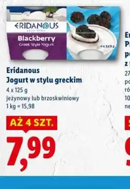 Lidl Eridanous Jogurt w stylu greckim oferta