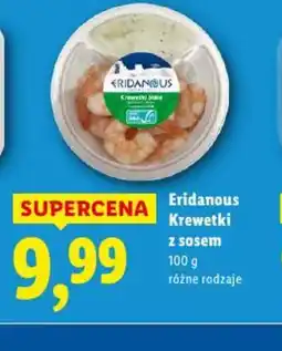 Lidl Eridanous Krewetki z sosem oferta