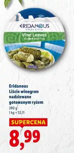 Lidl Eridanous Liście winogron oferta