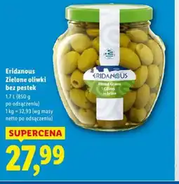 Lidl Eridanous Zielone oliwki bez pestek oferta