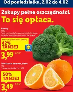 Lidl Pomarańcze deserowe, luzem oferta