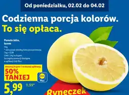 Lidl Pomelo żółte luzem oferta