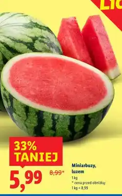 Lidl Arbuz miniarbuzy luzem oferta