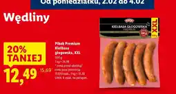 Lidl Kiełbasa Pikok Premium Kiełbasa głogowska, XXL oferta