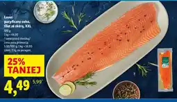 Lidl Łosoś pacyficzny coho, filet ze skórą, XXL oferta