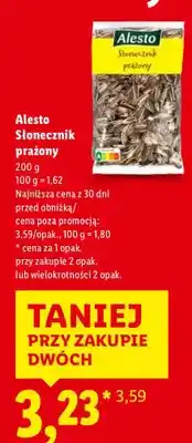Lidl Słonecznik prażony Alesto oferta