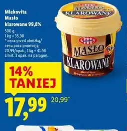 Lidl Mlekovita Masło klarowane oferta