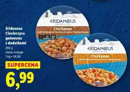 Lidl Eridanous Ciecierzyca gotowana z dodatkami oferta