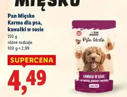 Lidl Pan Mięsko Karma dla psa, kawałki w sosie oferta