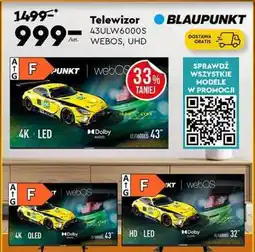 Biedronka Telewizor 43ULW6000S oferta