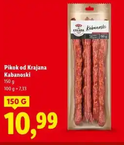 Lidl Pikok od Krajana Kabanoski oferta