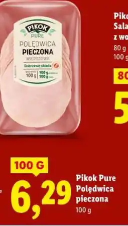 Lidl Pikok Pure Polędwica pieczona oferta