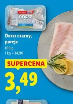 Lidl Dorsz czarny, porcje oferta