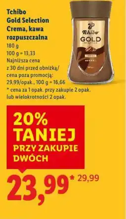 Lidl Tchibo Gold Selection Crema oferta