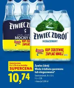 Lidl Zywiec Zdrój Woda źródlana oferta