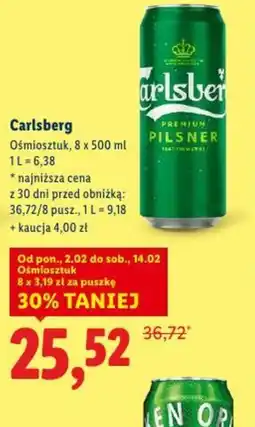 Lidl Carlsberg Premium Pilsner oferta