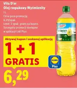 Lidl Vita D'or Olej rzepakowy Wyśmienity oferta