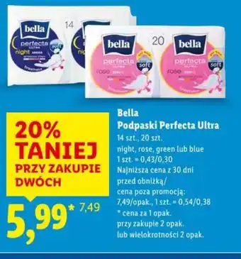 Lidl Bella Podpaski Perfecta Ultra oferta