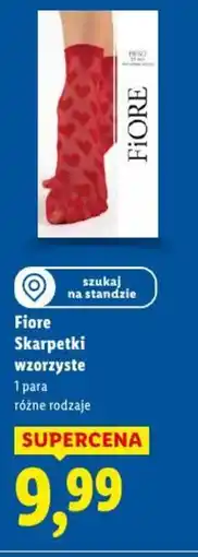 Lidl Fiore Skarpetki wzorzyste oferta