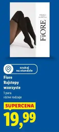 Lidl Fiore Rajstopy wzorzyste oferta