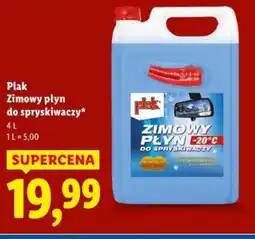 Lidl Plak Zimowy płyn do spryskiwaczy oferta