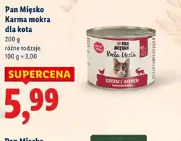Lidl Pan Mięsko Karma mokra dla kota oferta
