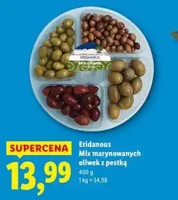 Lidl Eridanous Mix marynowanych oliwek z pestką oferta
