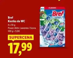 Lidl Bref Kostka do WC (Power Aktiv Lawenda i Sosna) oferta