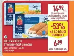 ALDI GOLDEN SEAFOOD Chrupiący filet z mintaja oferta