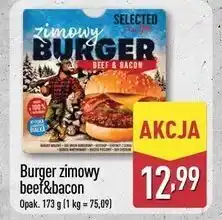 ALDI Burger zimowy beef&bacon oferta