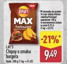 ALDI LAY'S Chipsy o smaku burgera oferta