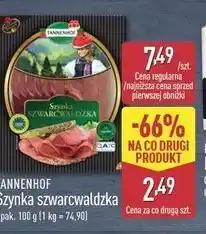 ALDI TANNENHOF Szynka szwarcwaldzka oferta