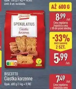 ALDI BISCOTTO Ciastka korzenne oferta