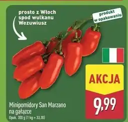 ALDI Minipomidory San Marzano na gałązce oferta