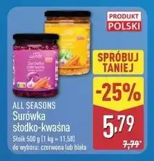ALDI ALL SEASONS Surówka słodko-kwaśna oferta