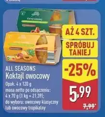 ALDI ALL SEASONS Koktajl owocowy oferta