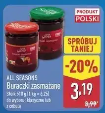 ALDI ALL SEASONS Buraczki zasmażane oferta