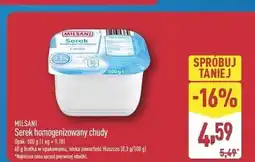 ALDI MILSANI Serek homogenizowany chudy oferta