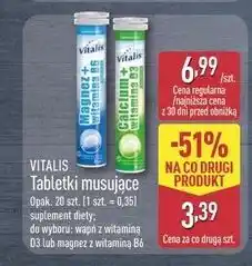 ALDI Vitalis Tabletki musujące 20 szt oferta