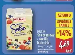 ALDI MILSANI Sos deserowy z wanilią burbońską oferta