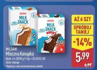 ALDI MILSANI Mleczna Kanapka oferta