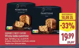 ALDI GOURMET FINEST CUISINE Włoska babka panettone oferta